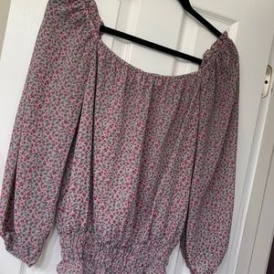 Off the shoulder floral top from Vici